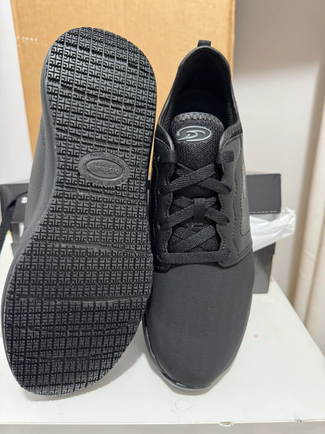 Dr. Scholl's Work Shoes Black Slip-Resistant - photo 3