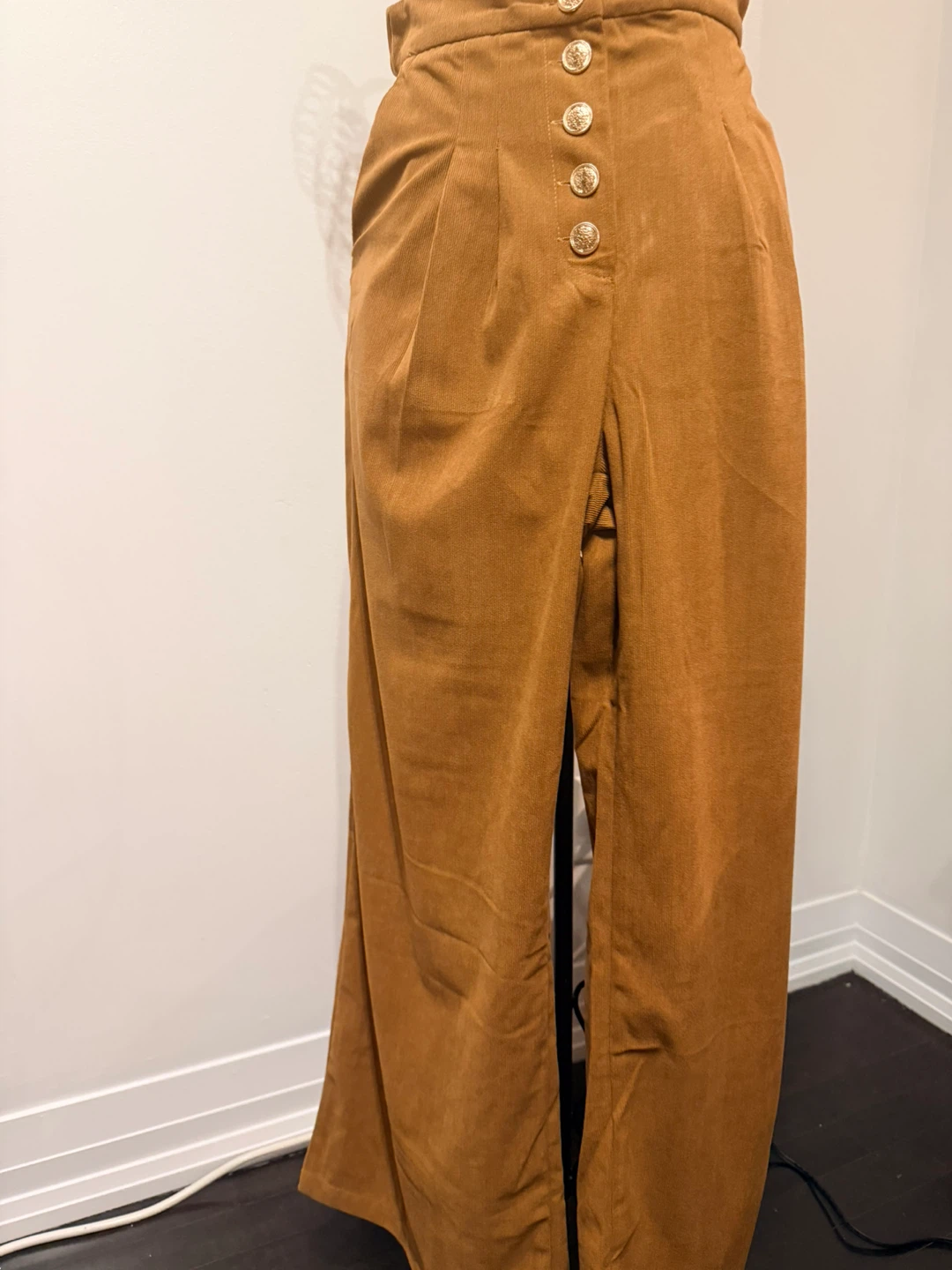 Women's Corduroy Wide-Leg Pants - photo 5