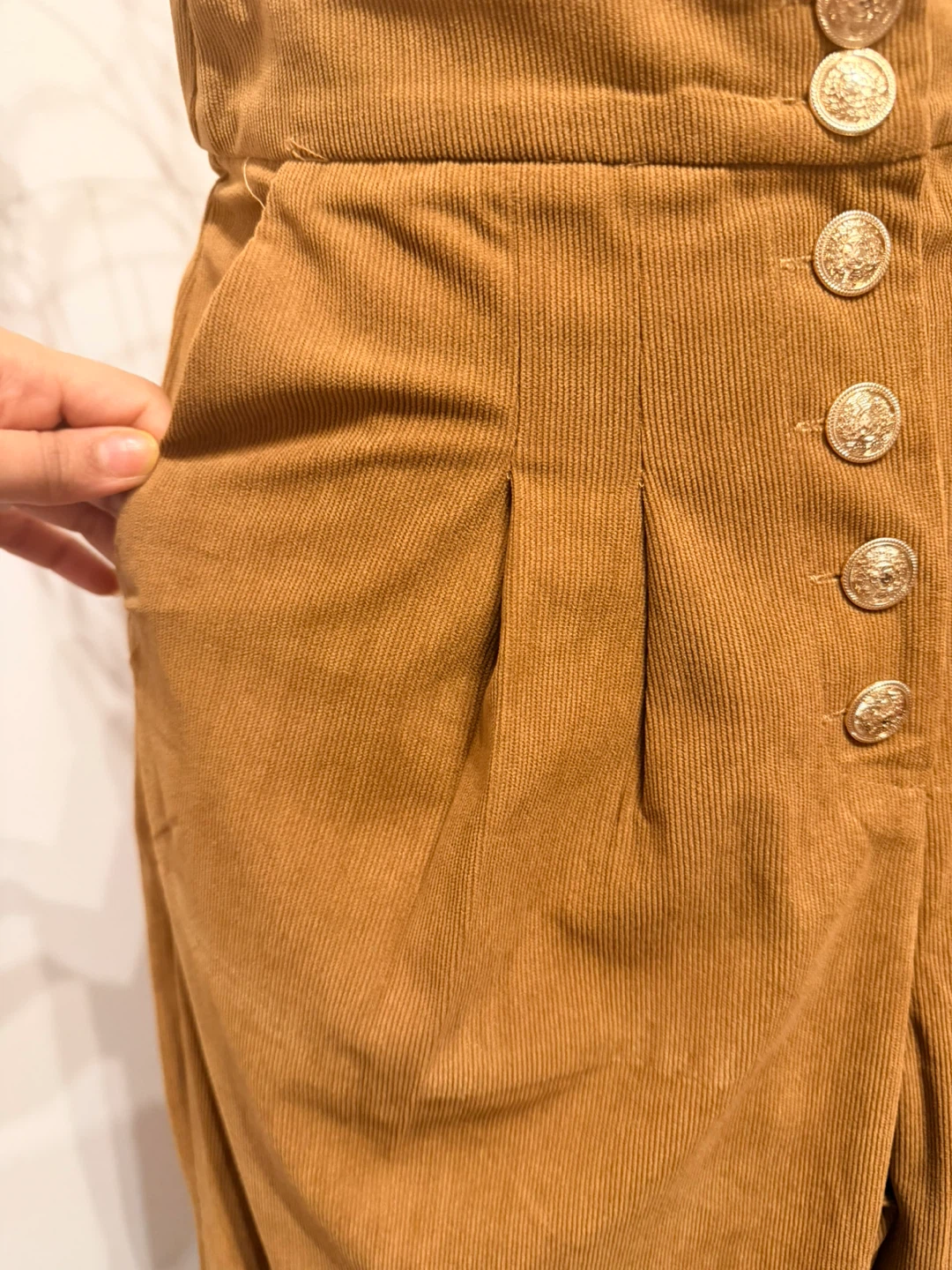 Women's Corduroy Wide-Leg Pants - photo 2