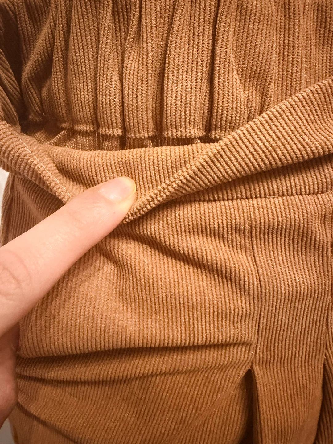 Women's Corduroy Wide-Leg Pants - photo 3