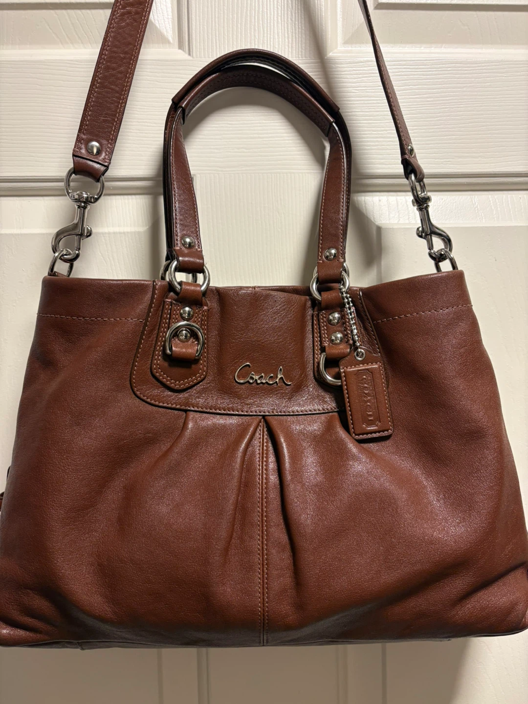Coach Brown Leather Shoulder Bag