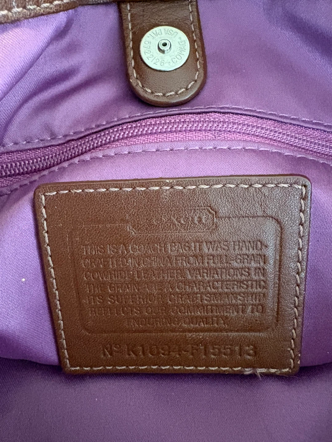 Coach Brown Leather Shoulder Bag - photo 5