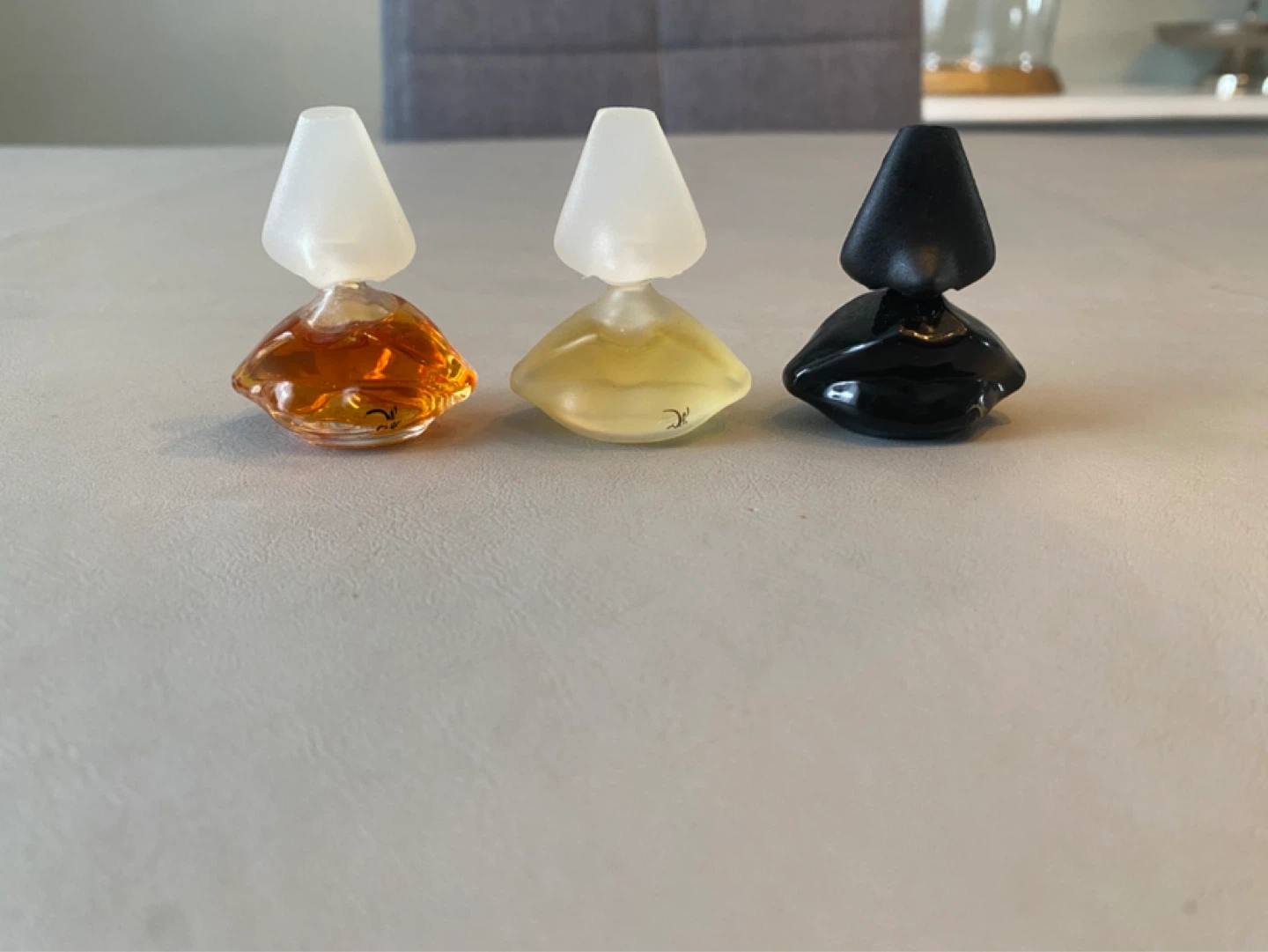 Salvatore Dali Lip Perfume Set Vintage Rare