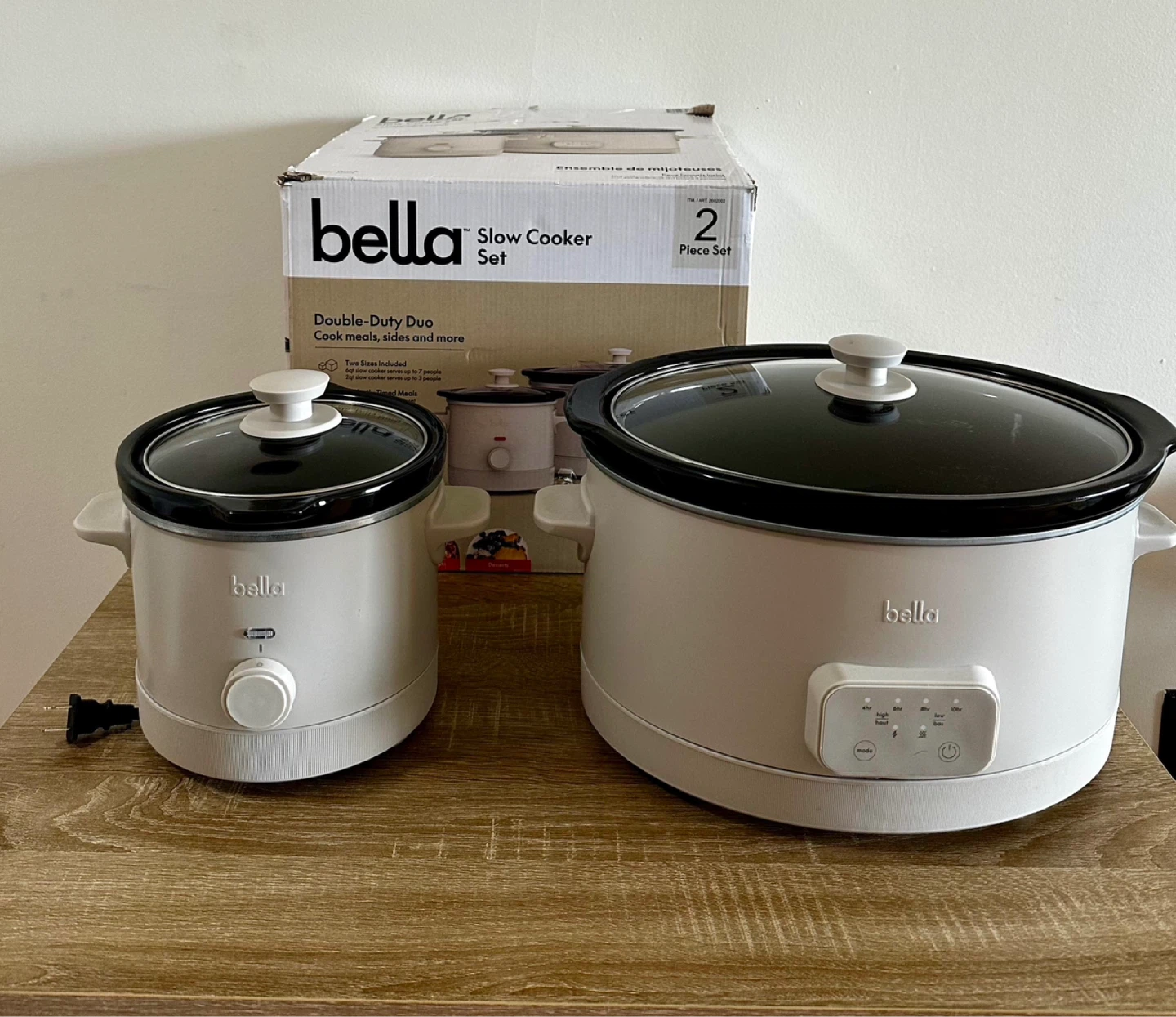 Bella Double-Duty Duo Slow Cooker Set - 2 Piece
