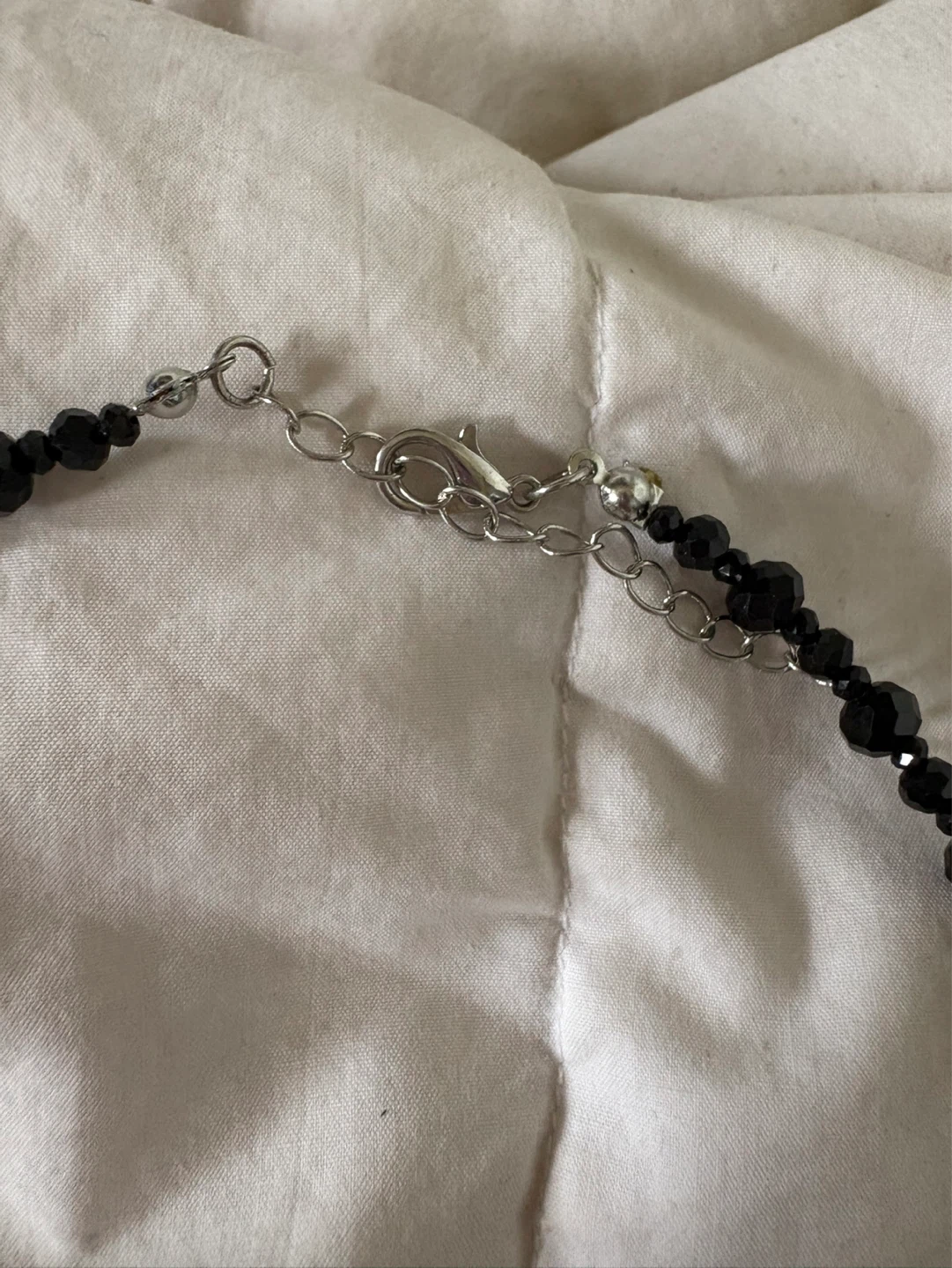 Black Beaded Bow Necklace from urban outfitters - photo 3