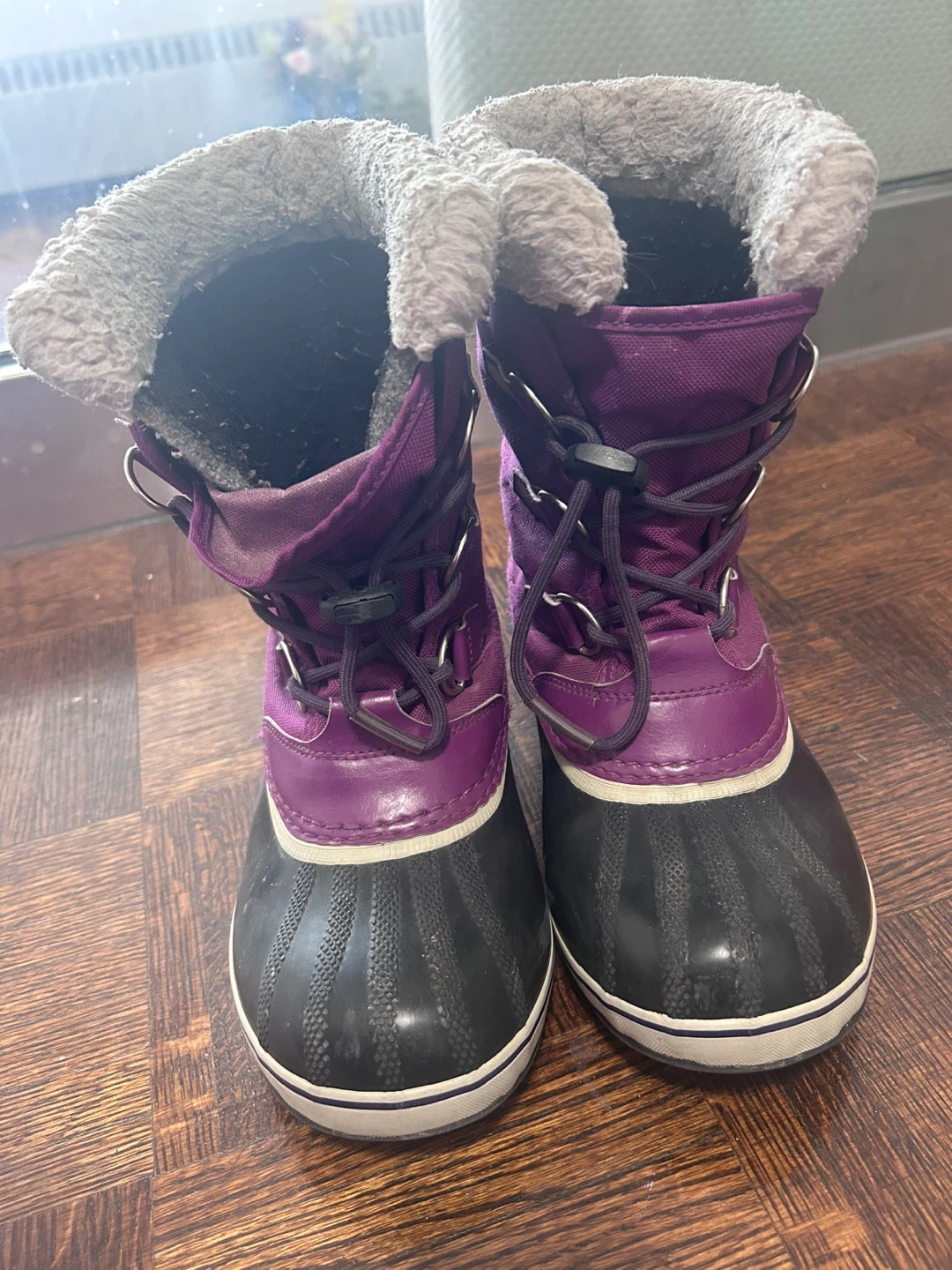 Purple Winter Boots