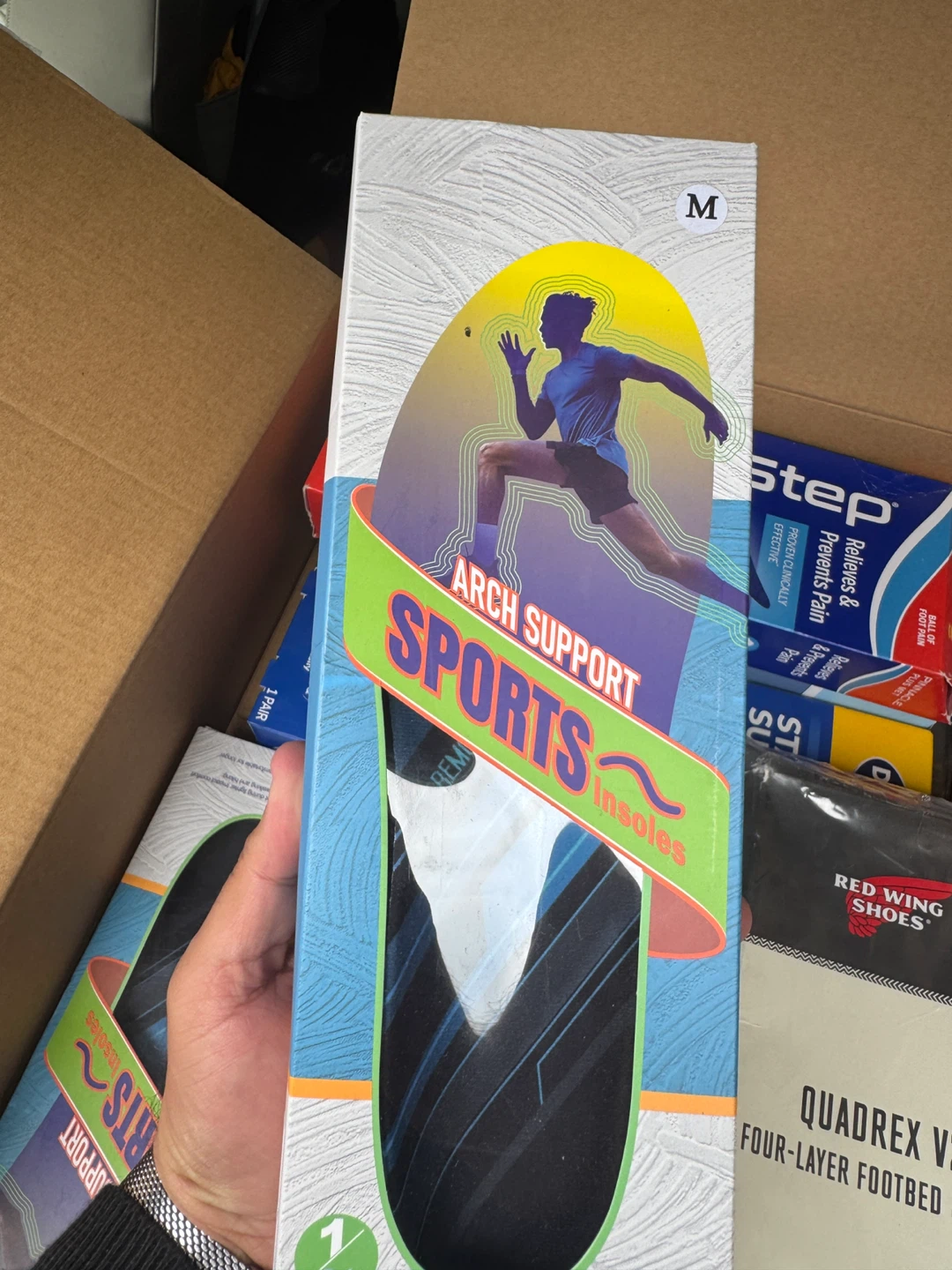 Arch Support Sports Insoles - Size M