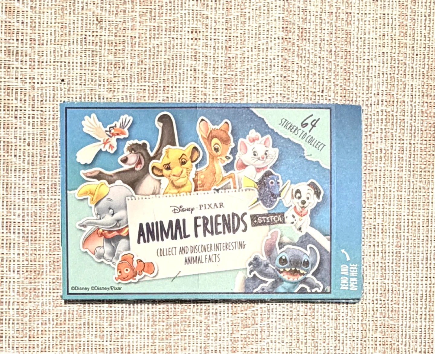 Disney Pixar Animal Friends Sticker Pack