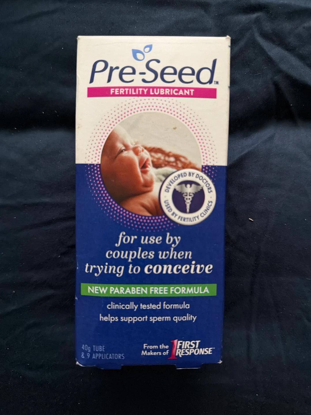 Pre-Seed Fertility Lubricant 40g Tube with 7 Applicators