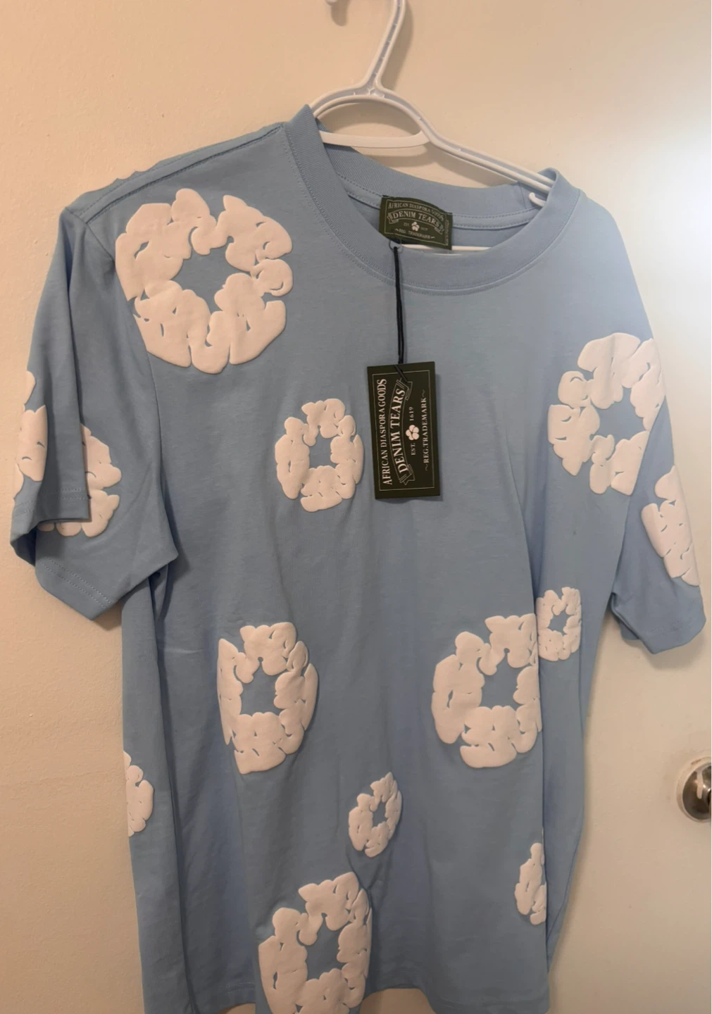 Denim tear cotton shirt