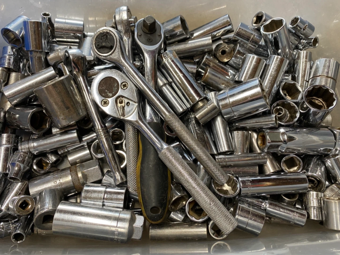 Mechanics tool lot sockets ratchets - photo 2