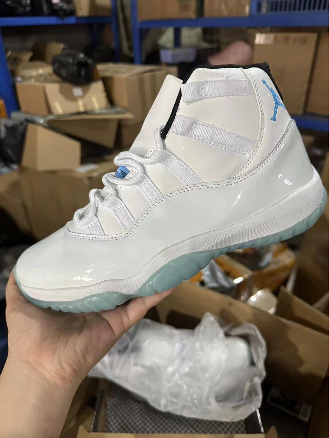 Air Jordan 11 Retro White Ice Blue