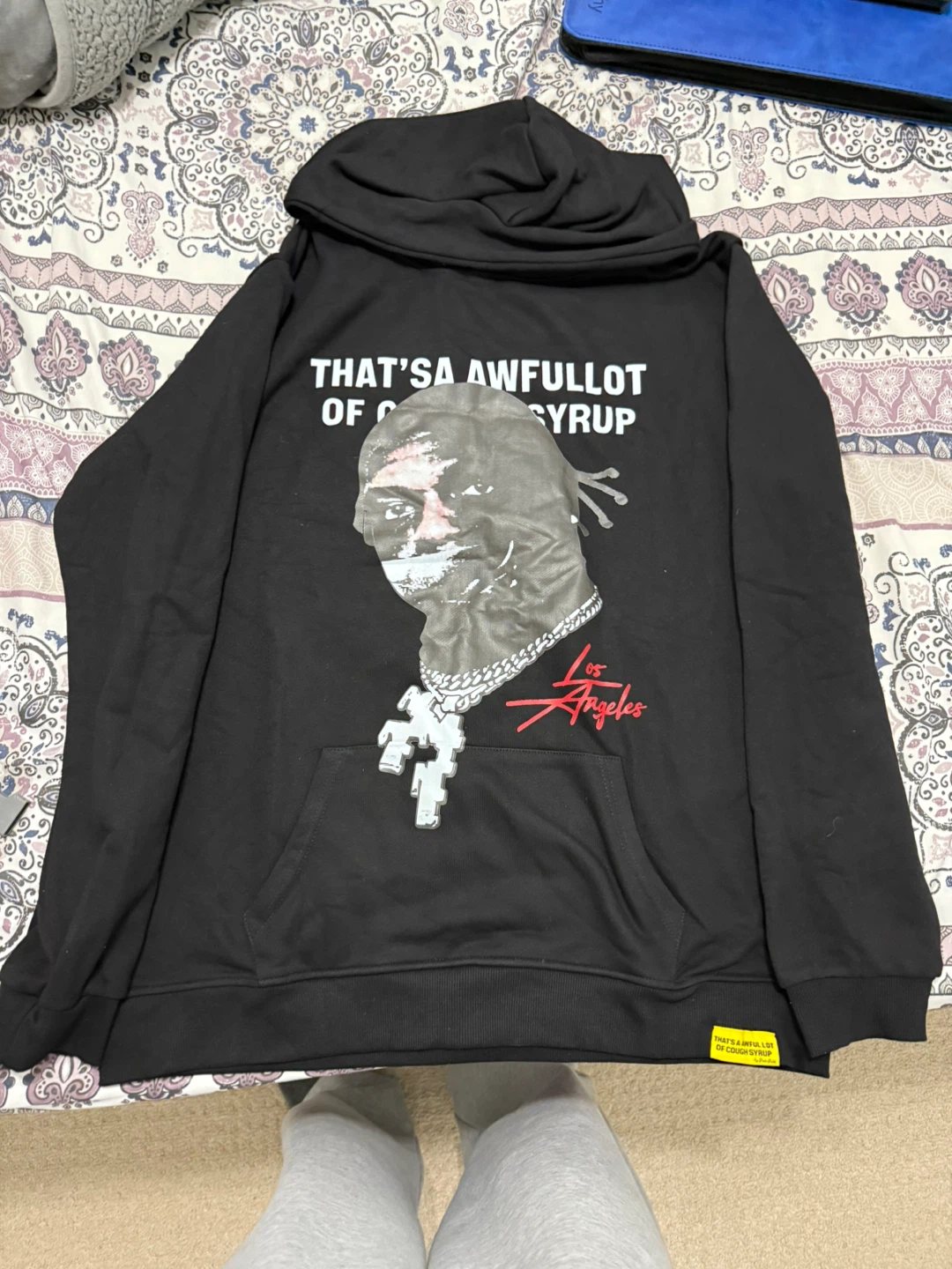That's A Awful Lot Of Cough Syrup Hoodie Black