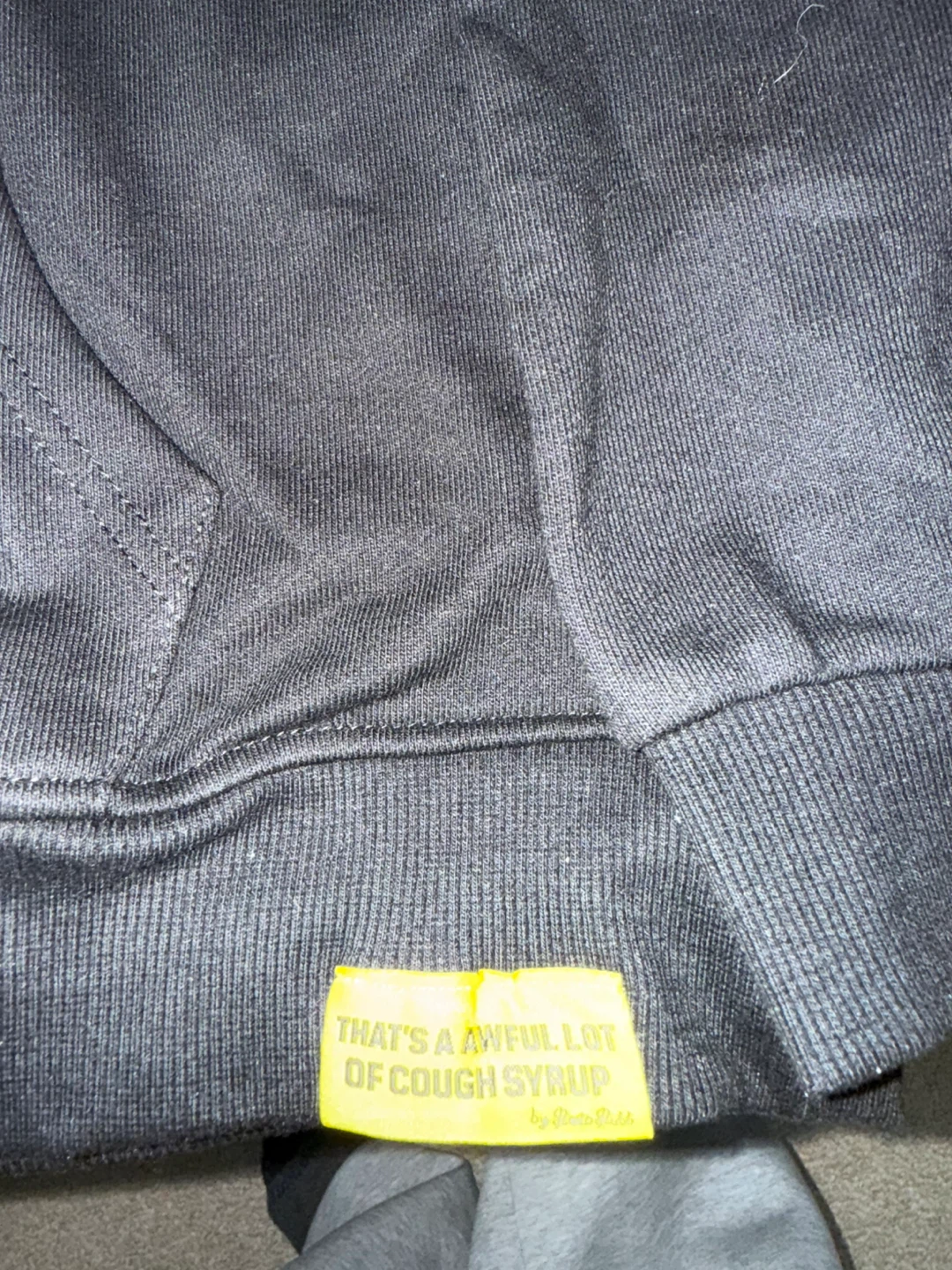 That's A Awful Lot Of Cough Syrup Hoodie Black - photo 2