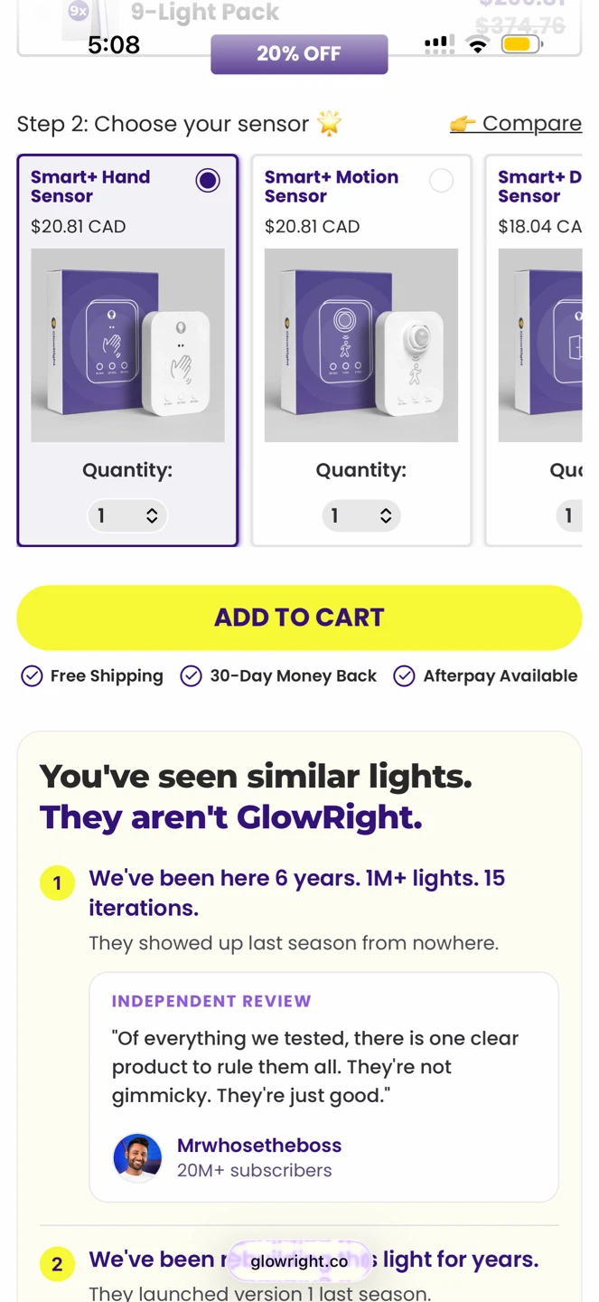 GlowRight Smart+ Everywhere Light Bars (8 Pack)-Reduced! - photo 2