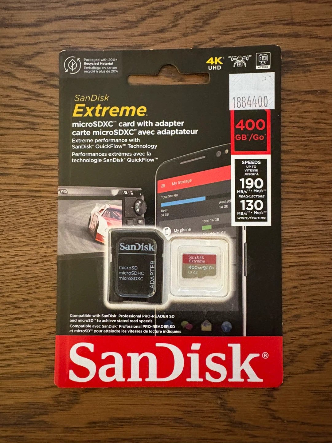 SanDisk Extreme 400GB microSDXC
