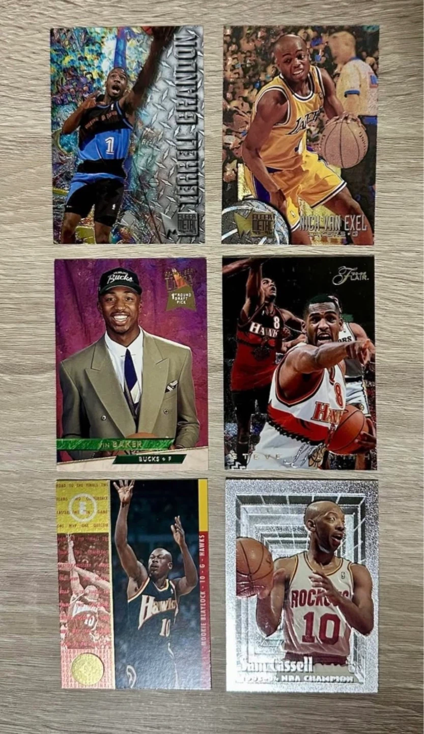 950+ Vintage 1990's NBA Rookies Inserts HOF Fleer Skybox Topps - photo 2
