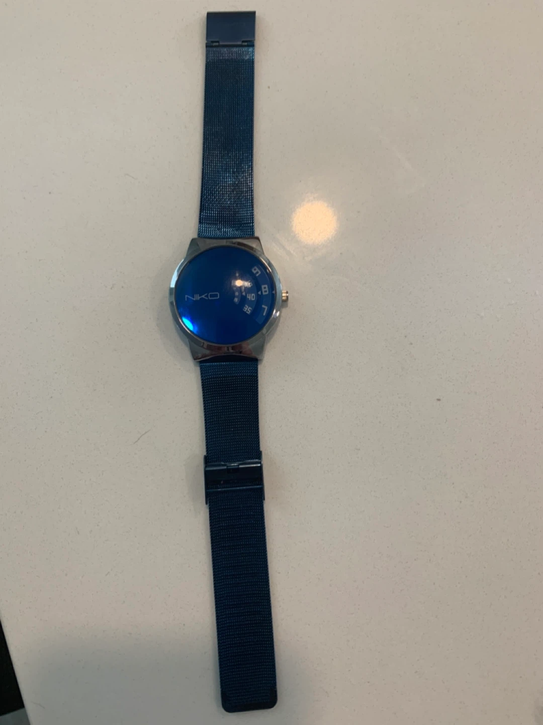 NIKO Blue Mesh Band Watch - photo 2