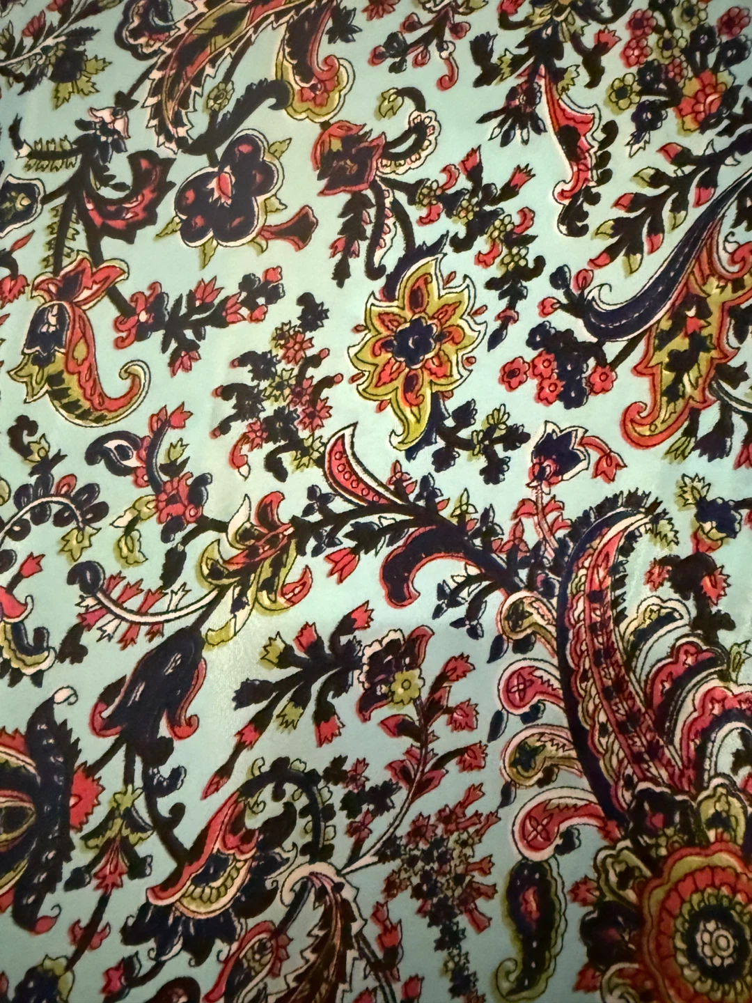 Bohemian silk Floral Print Maxi Skirt - photo 2