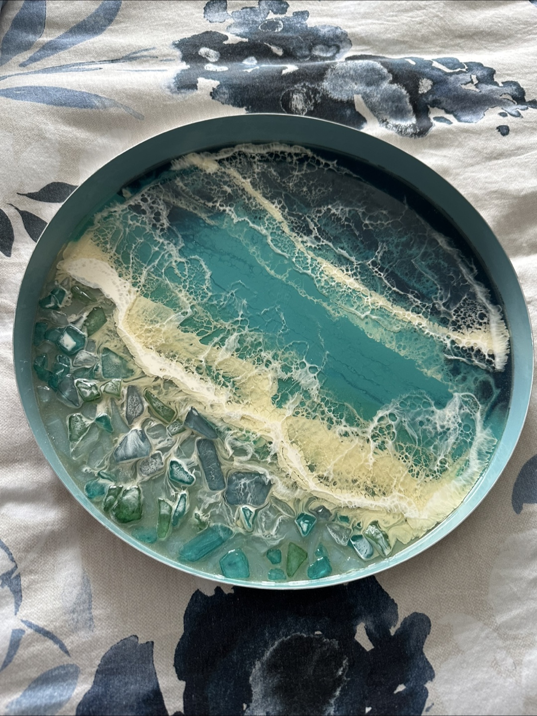 Resin Ocean Wave Tray