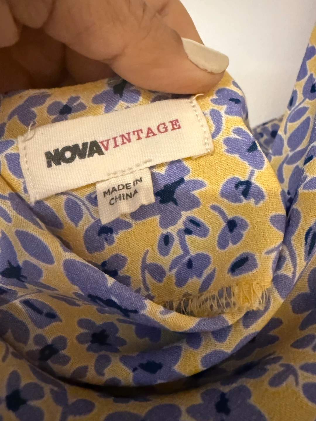 Nova Vintage Floral Print Slip Dress - XL - photo 3