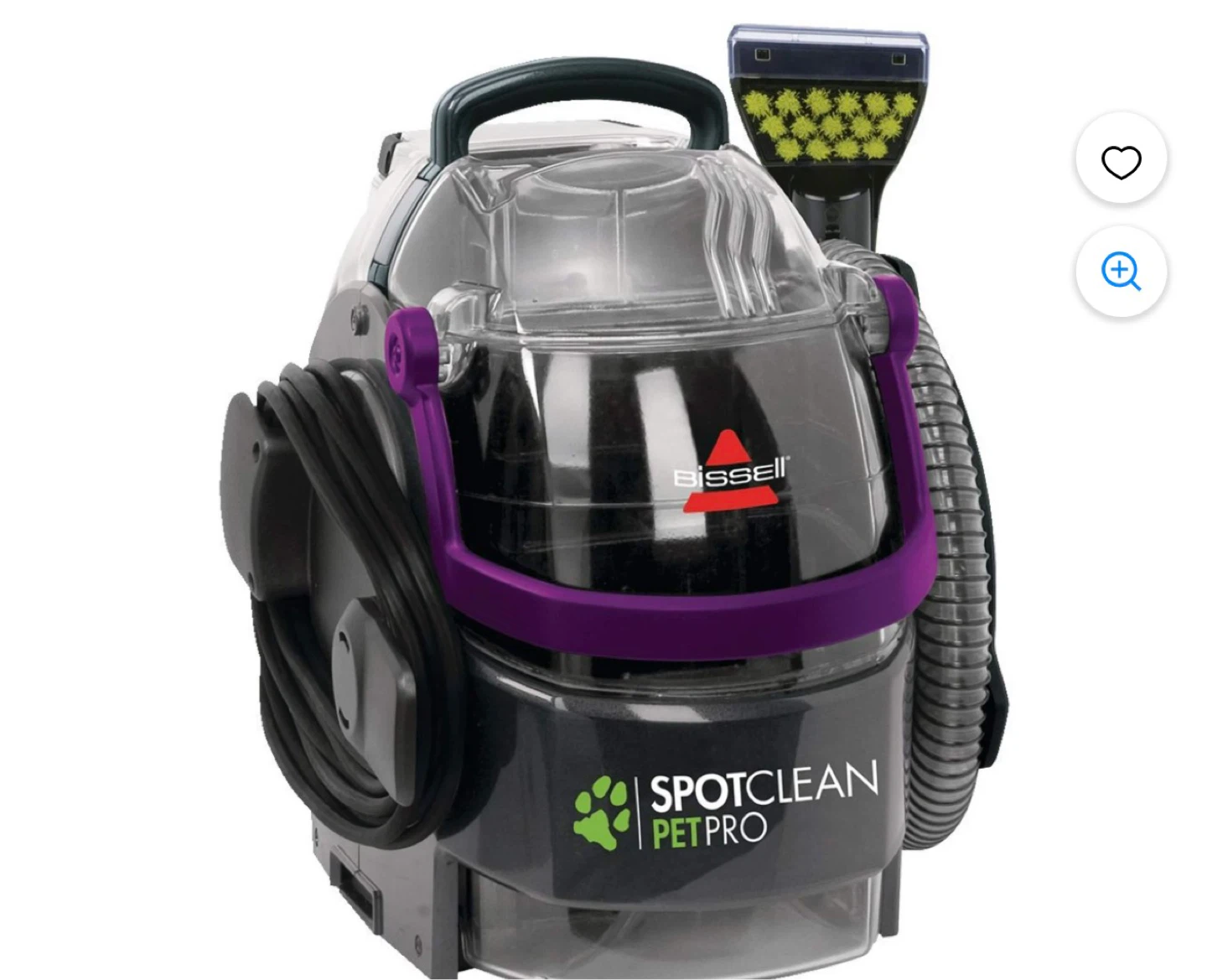 Bissell SpotClean Pet Pro Portable Carpet Cleaner - photo 4