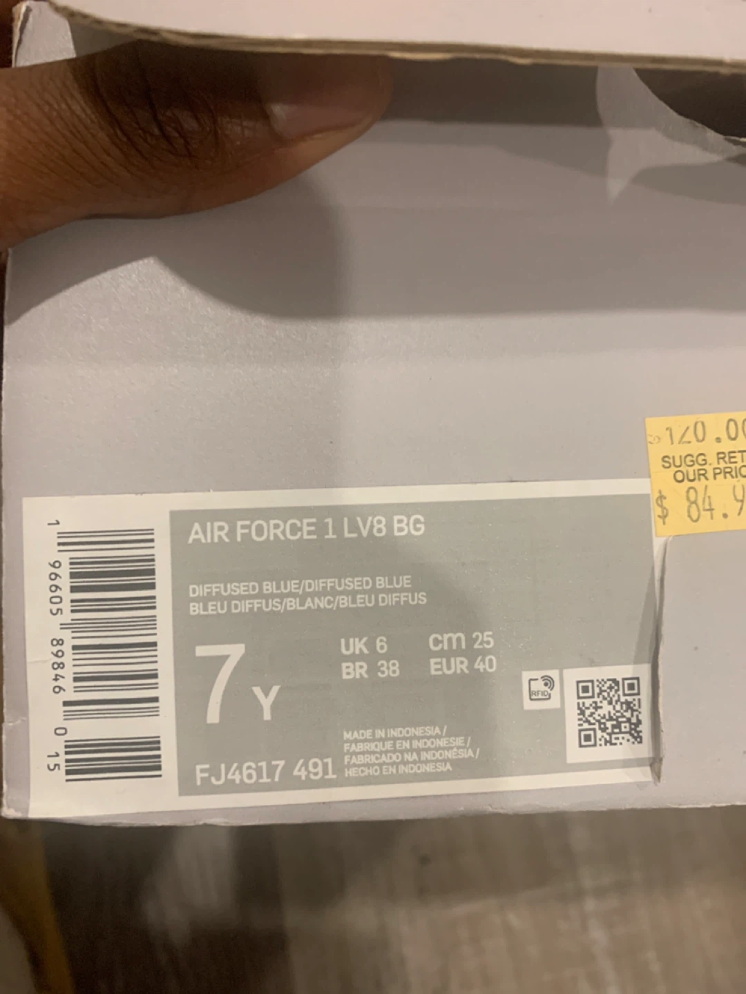 Nike Air Force 1 LV8 BG Youth Sneakers - photo 3