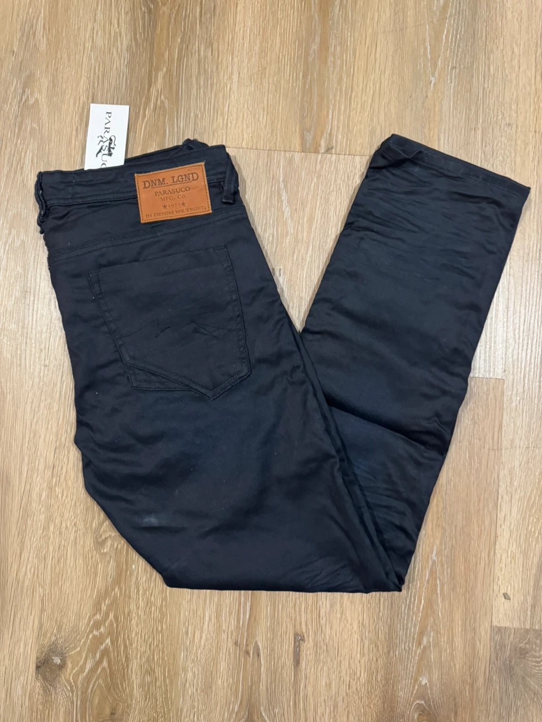 Parasuco Mens Black Jeans Size 36x34