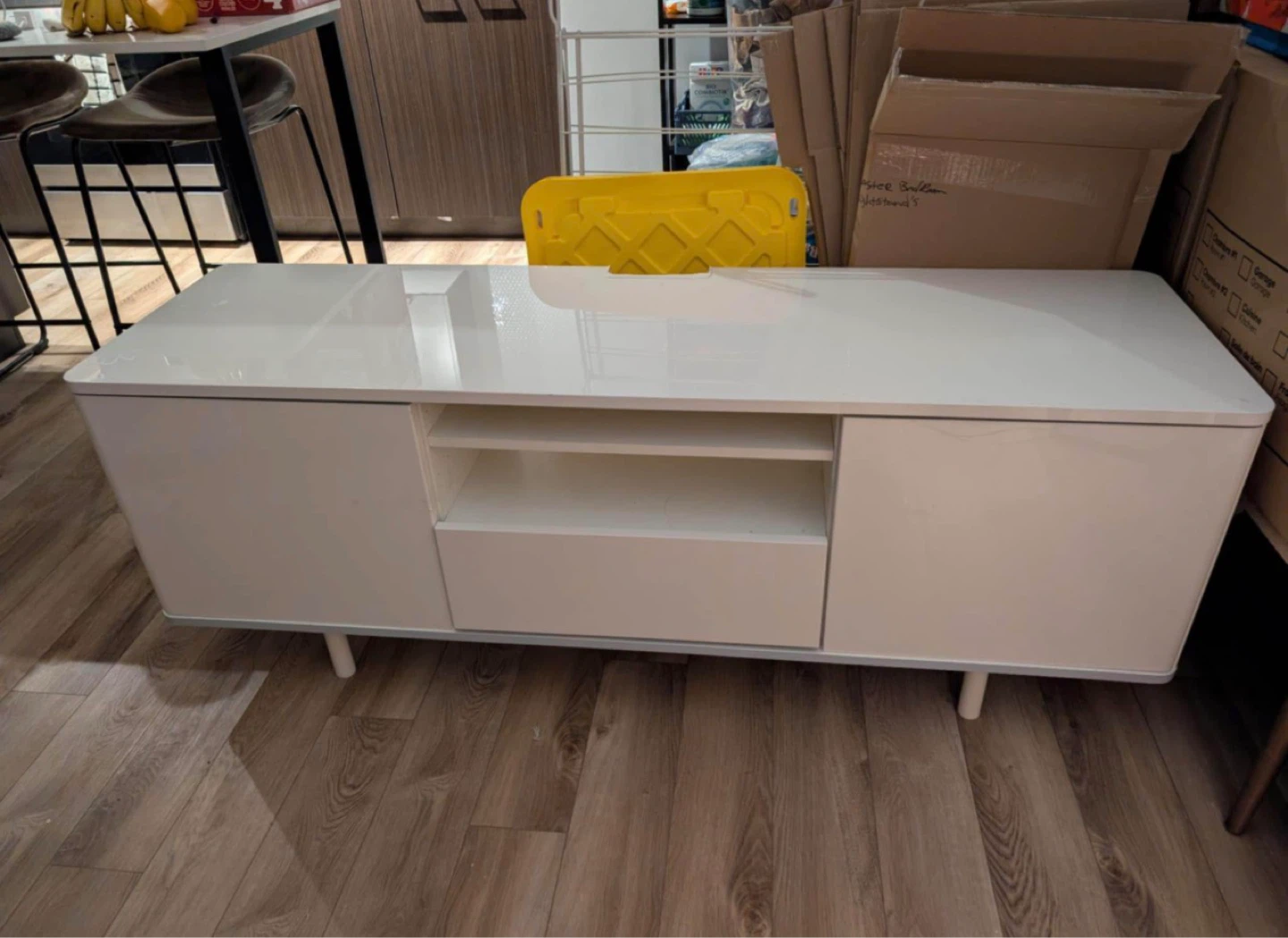 White Entertainment Unit