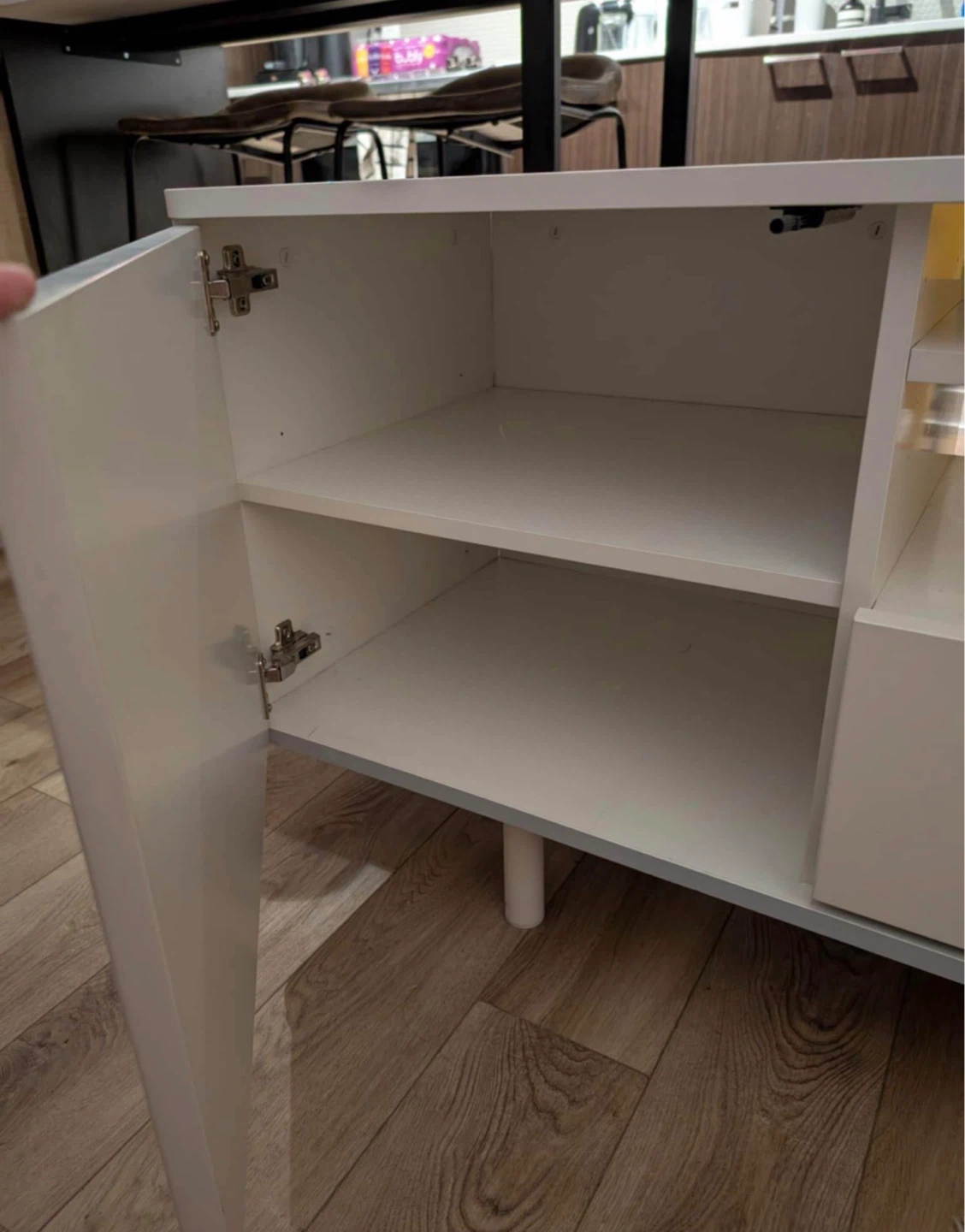 White Entertainment Unit - photo 2