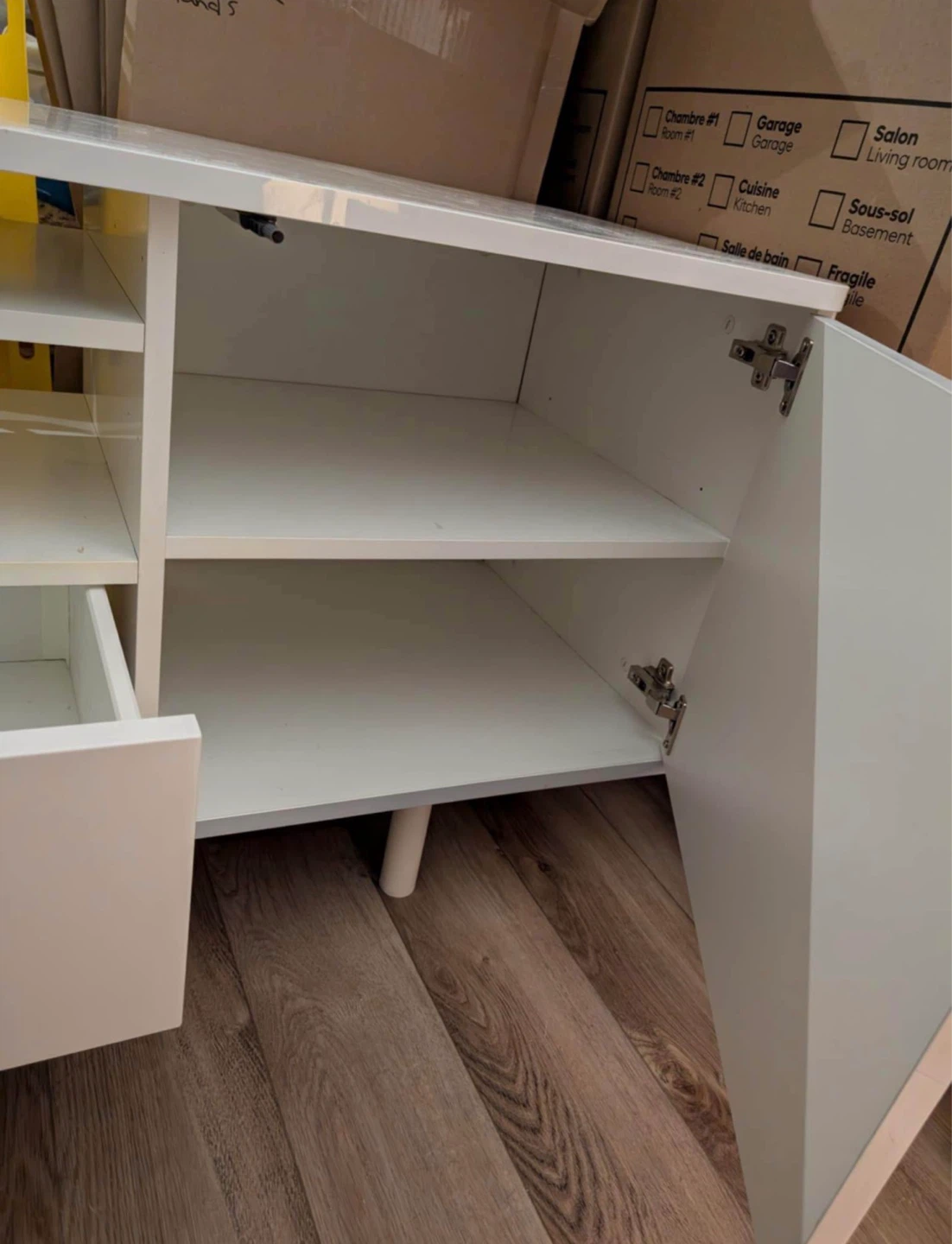 White Entertainment Unit - photo 4