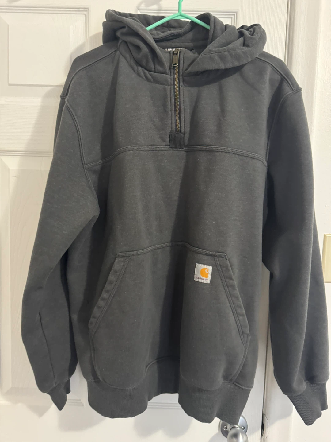 Carhartt Rain Defender Loose Fit Quarter Zip Hoodie - photo 2