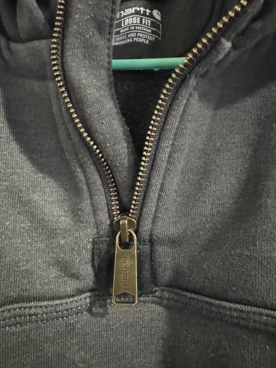 Carhartt Rain Defender Loose Fit Quarter Zip Hoodie - photo 4
