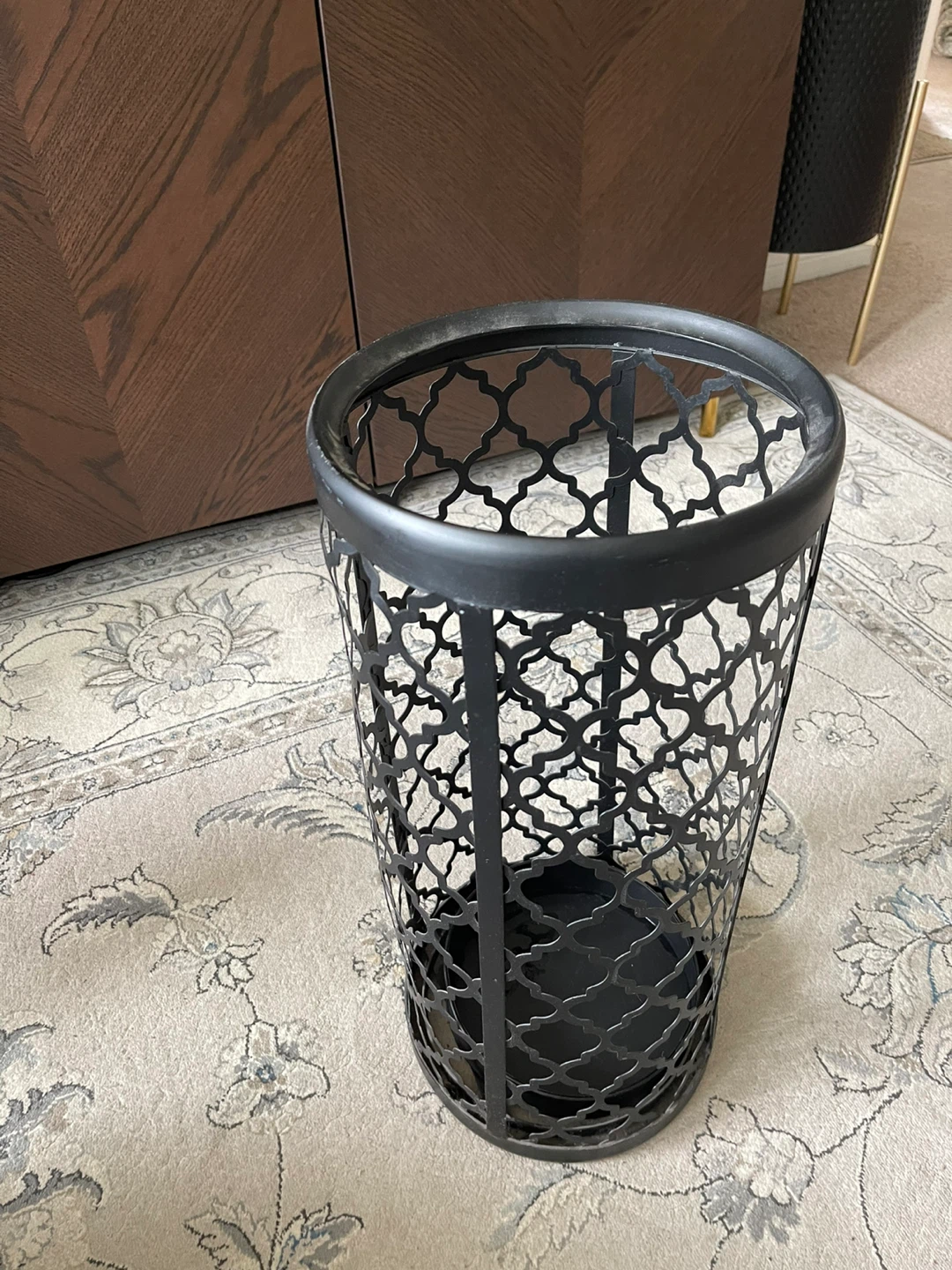 Black Metal Decorative Umbrella or plant Stand - photo 2