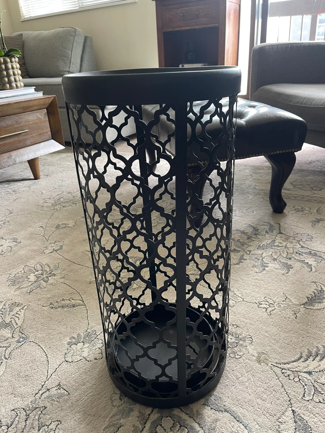 Black Metal Decorative Umbrella or plant Stand