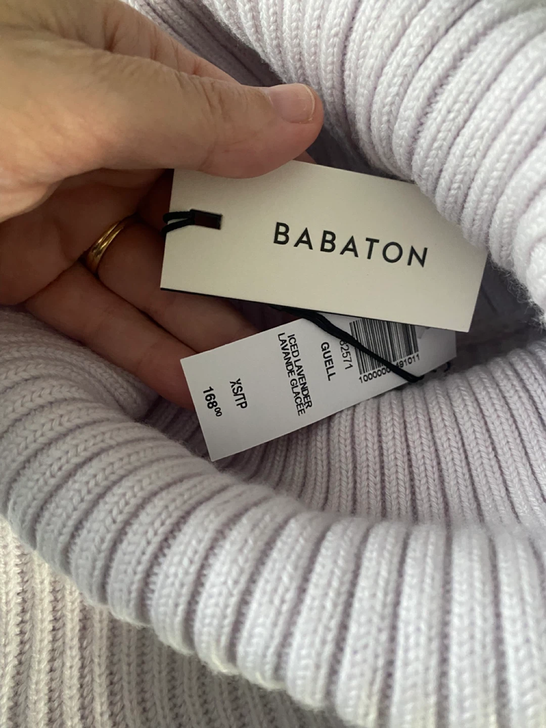 Babaton Guell Sweater - Iced Lavender XS/TP - photo 4
