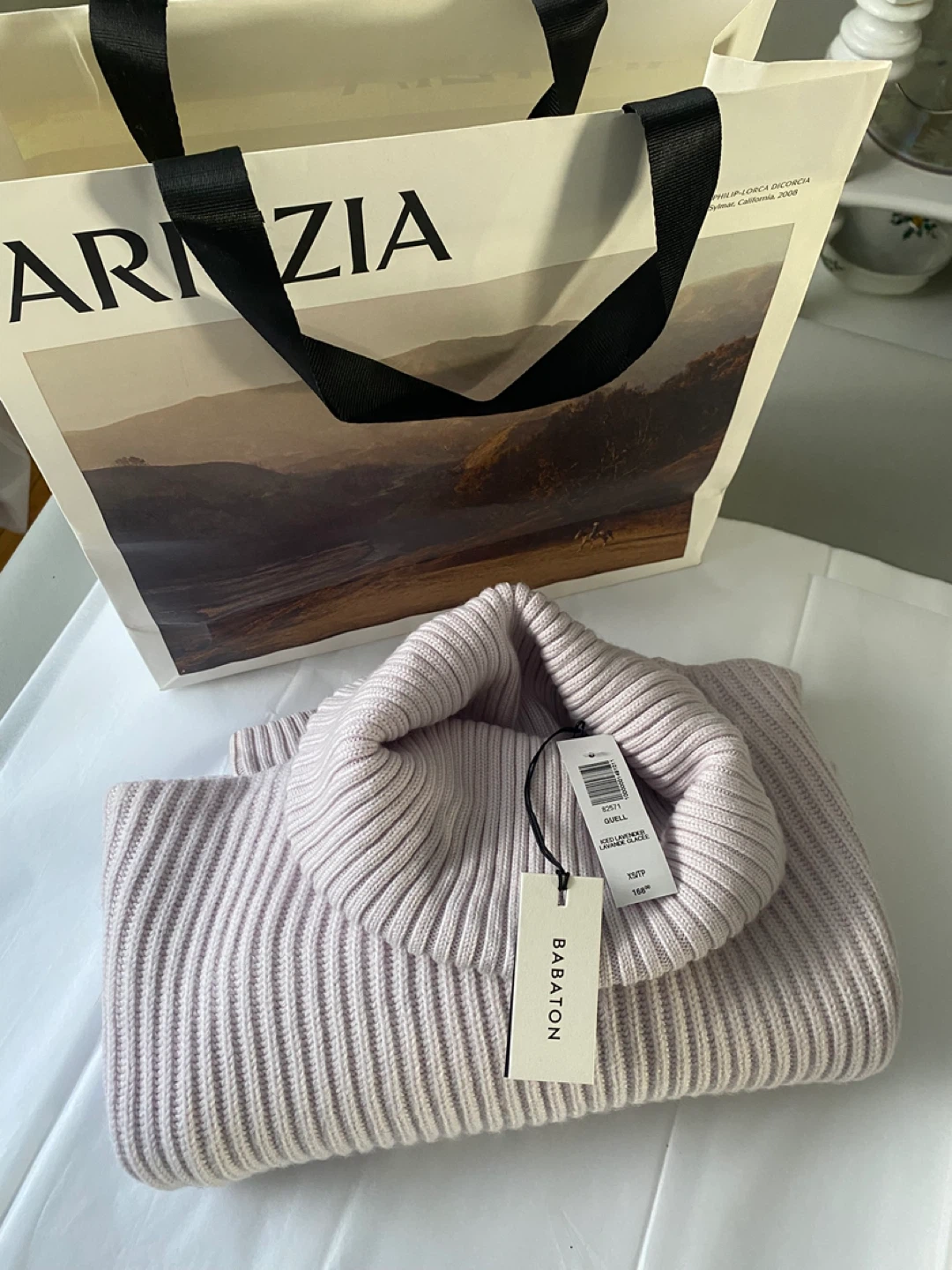 Babaton Guell Sweater - Iced Lavender XS/TP