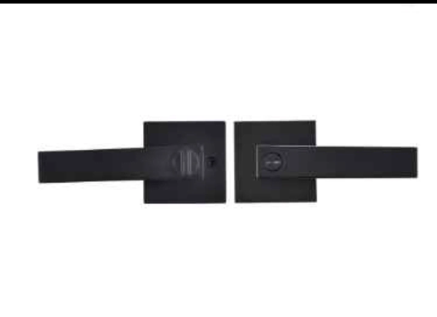 Modern Matte Black Dummy Door Handle – Brand New