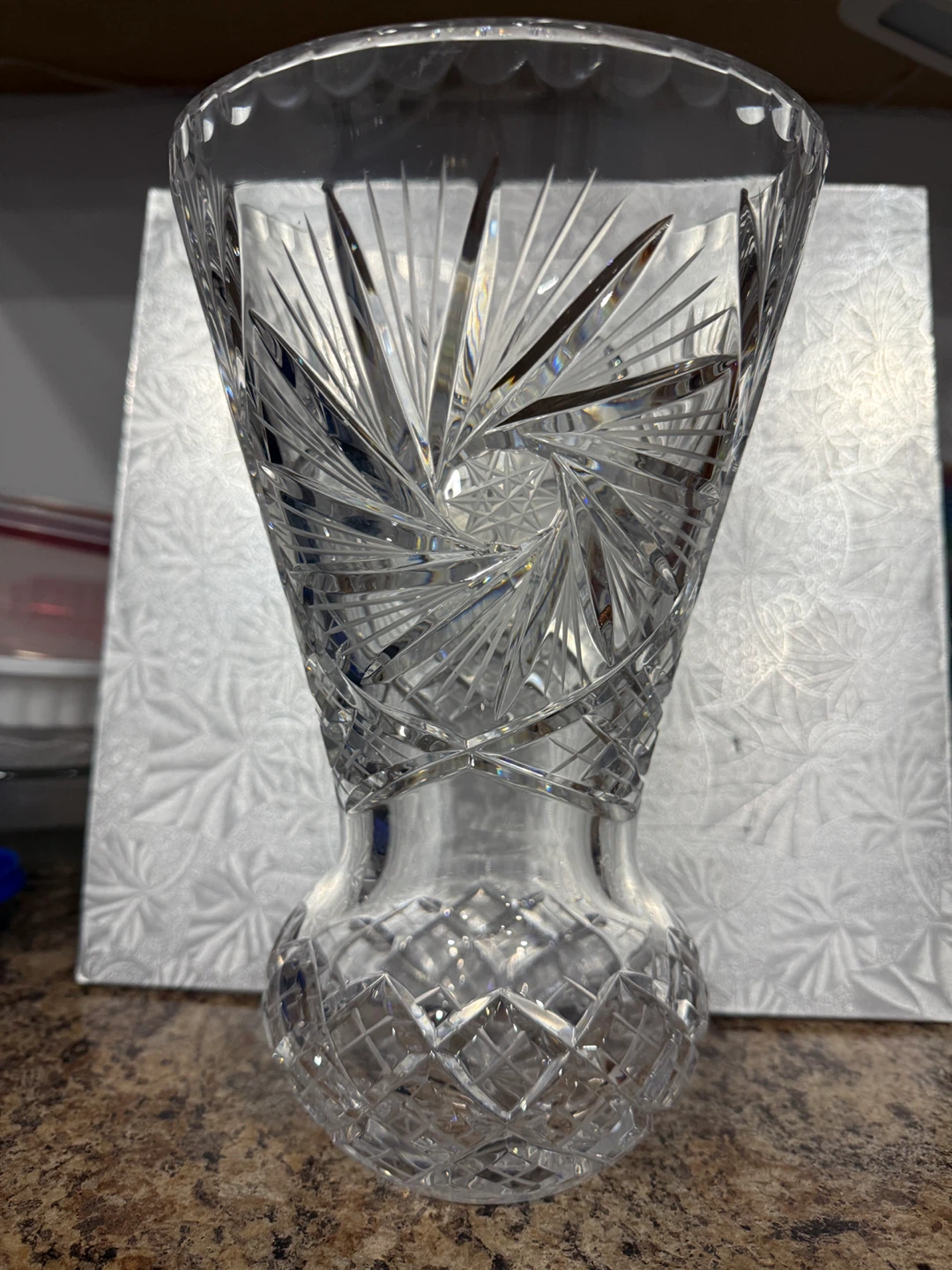Crystal Cut Glass Vase - photo 2
