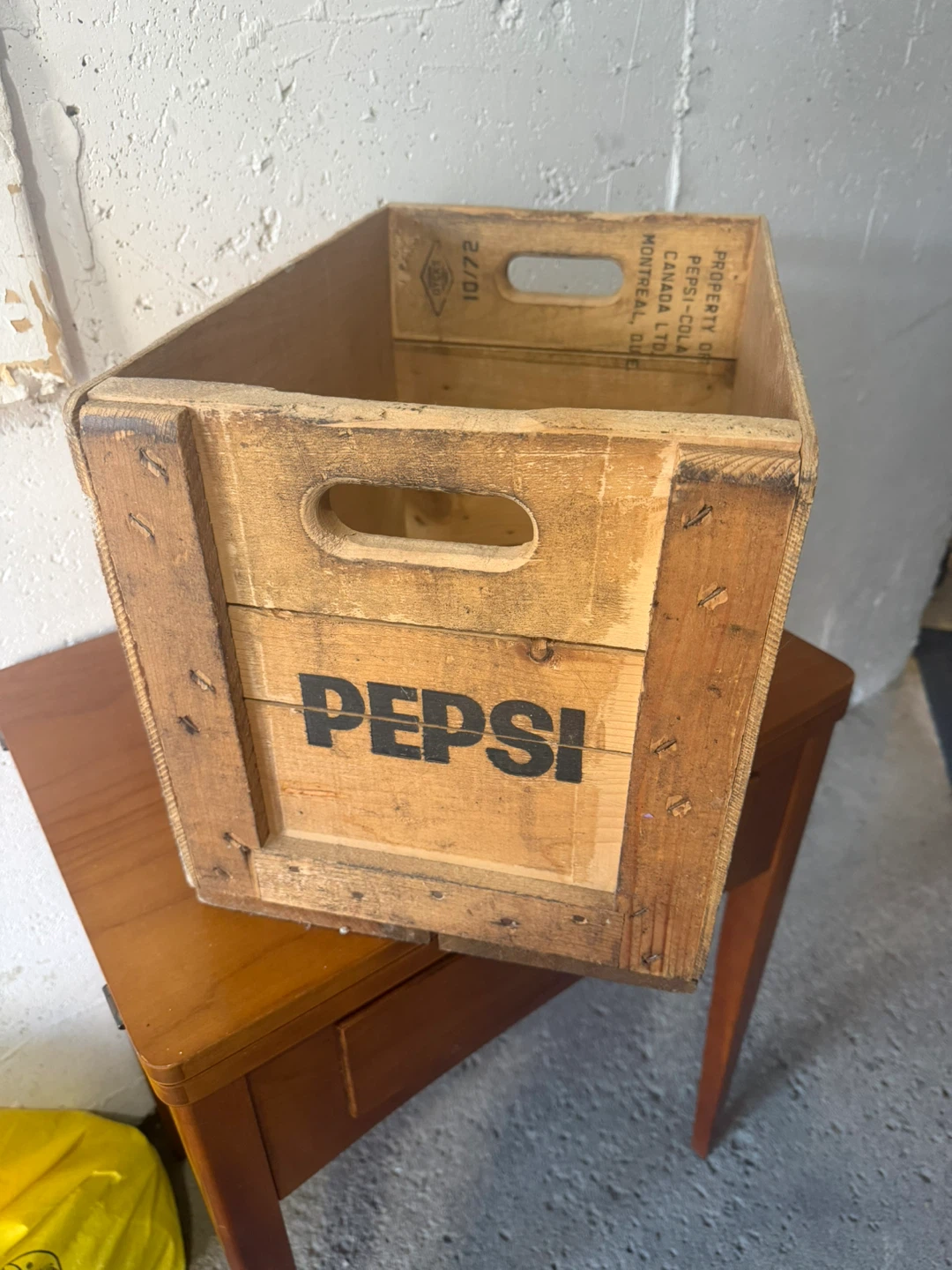 Vintage Pepsi-Cola Wooden Crate - photo 2