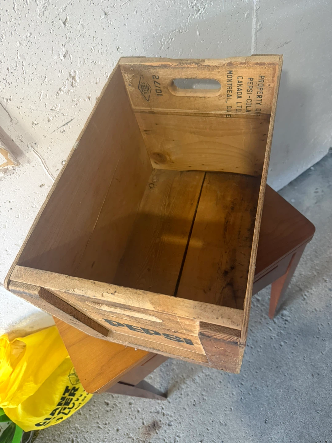 Vintage Pepsi-Cola Wooden Crate - photo 3