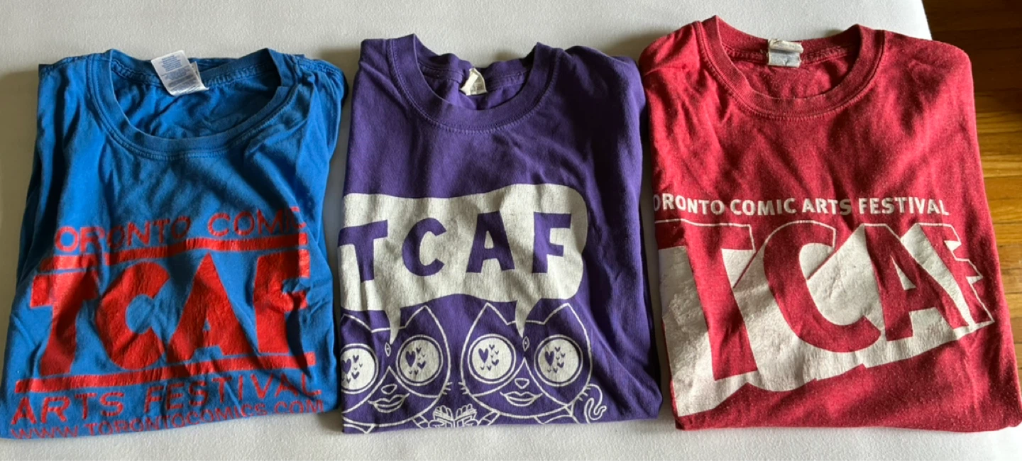 Vintage Toronto tshirts t shirts TCAF comic arts festival