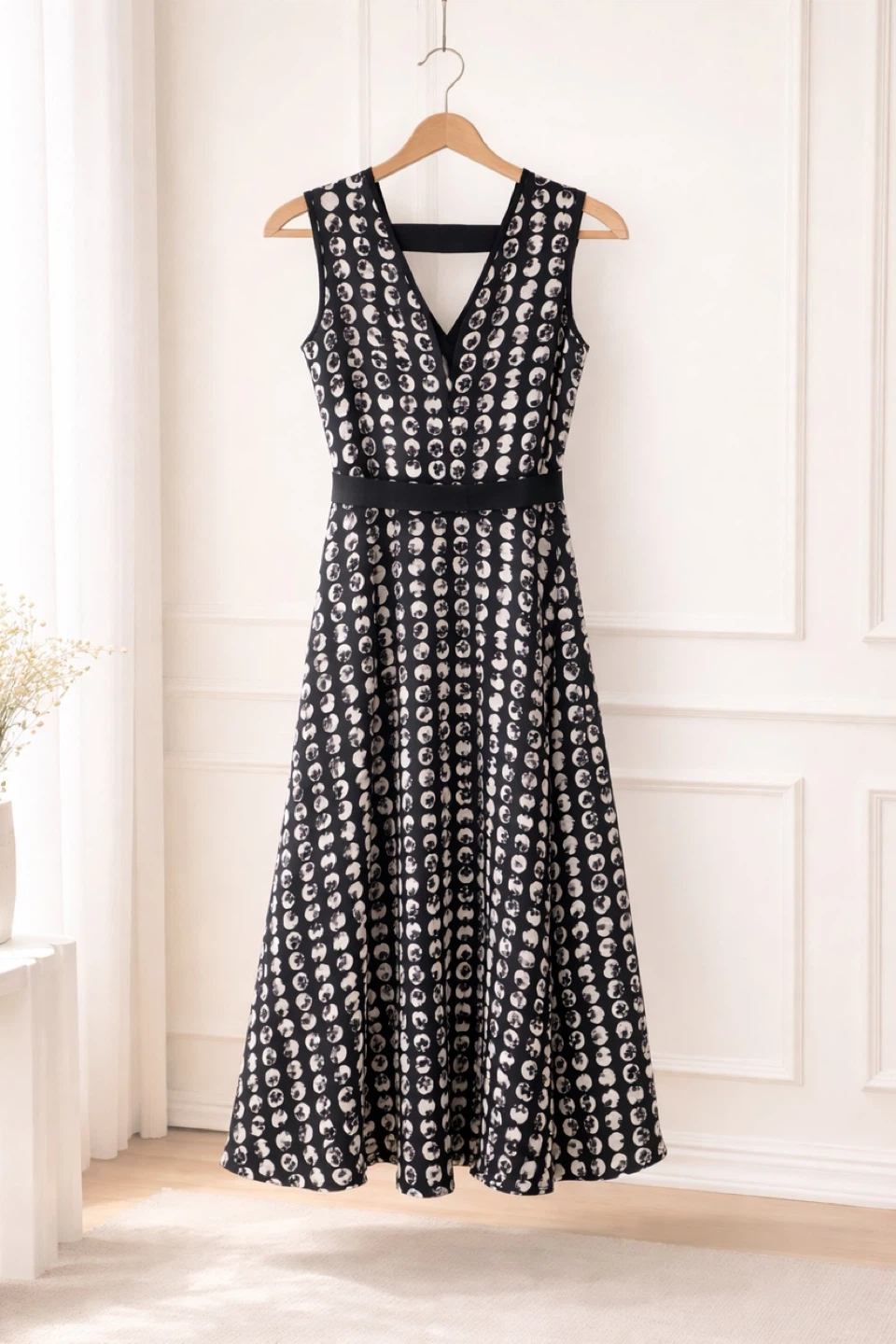 Joseph Ribkoff Wrap Dress midi black white - photo 5