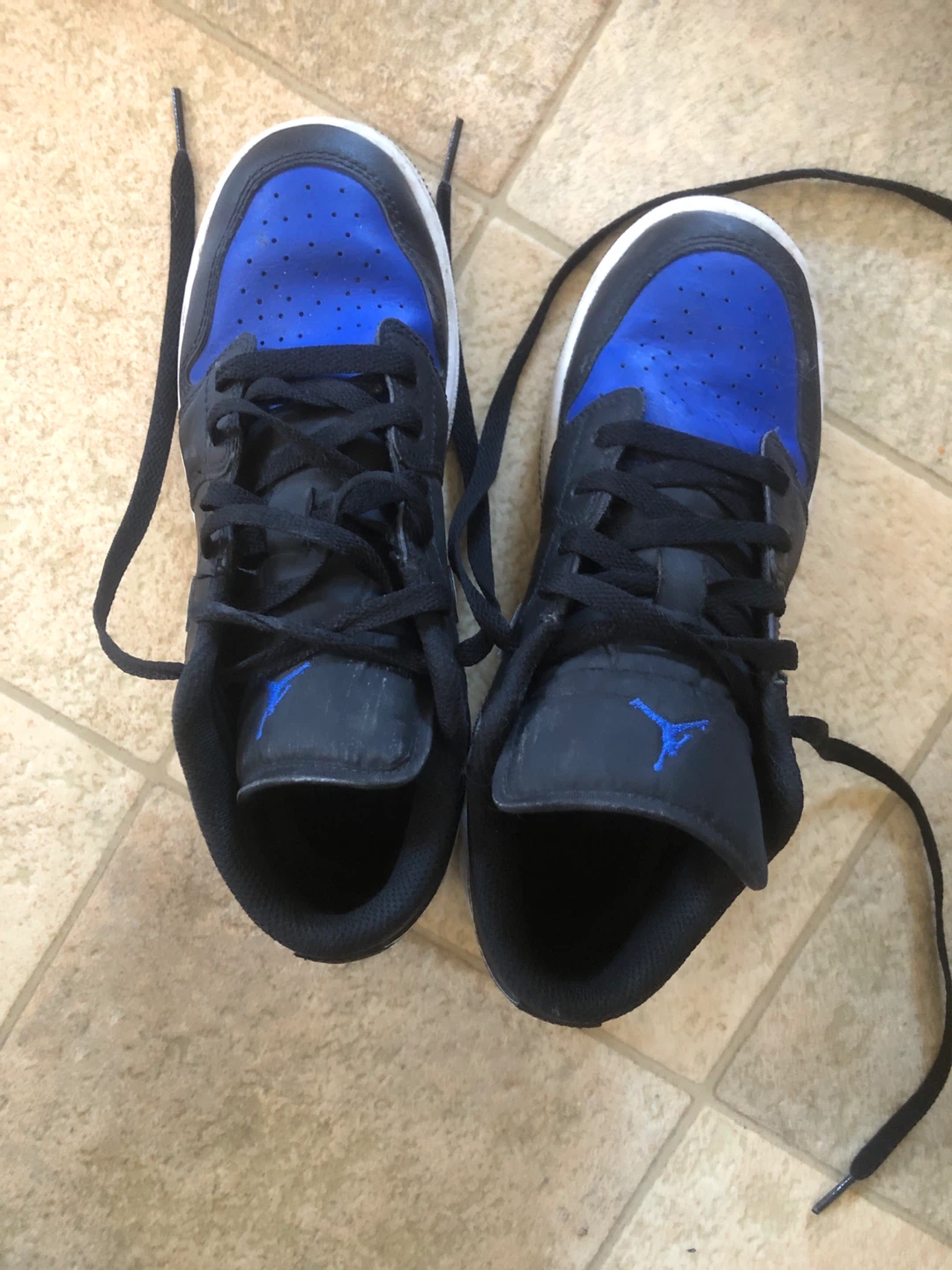 Air Jordan 1 Low Royal Blue Black Sneakers - photo 3