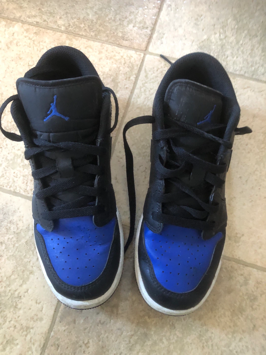 Air Jordan 1 Low Royal Blue Black Sneakers - photo 2
