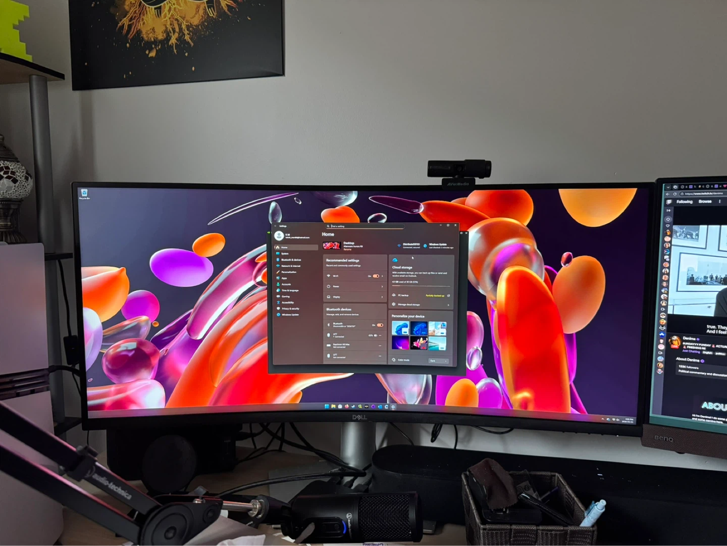Dell 34” ultrawide monitor