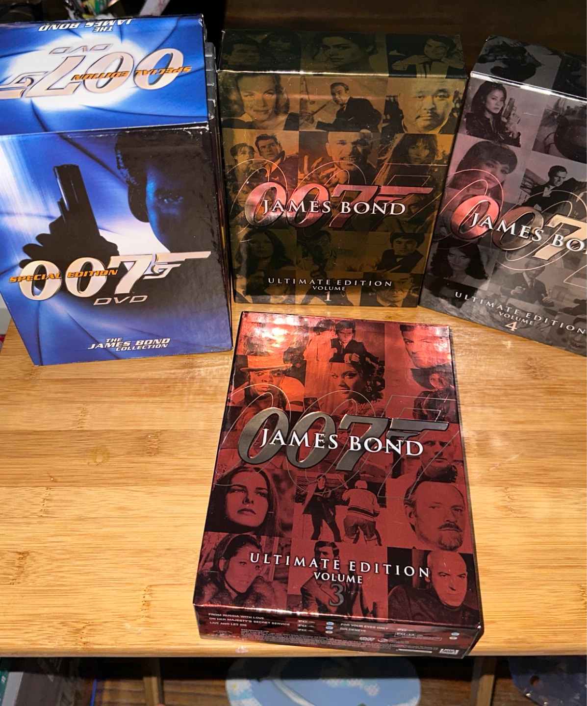 James Bond 007 Ultimate Edition DVD Collection Volumes 1, 3 & 4