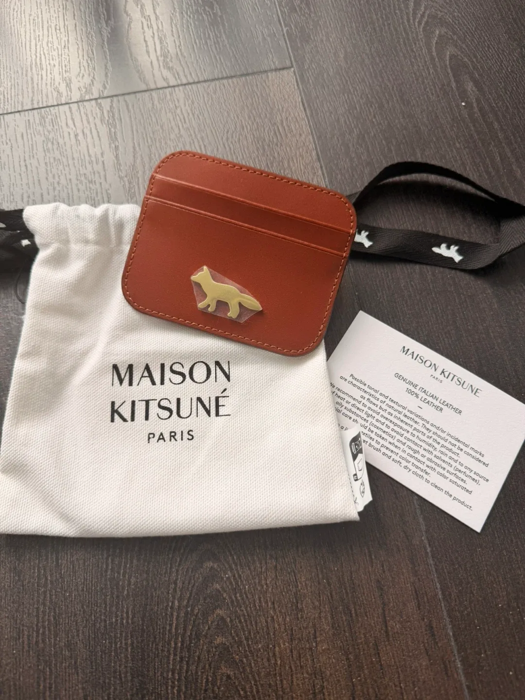 Maison Kitsuné Cardholder - Brown