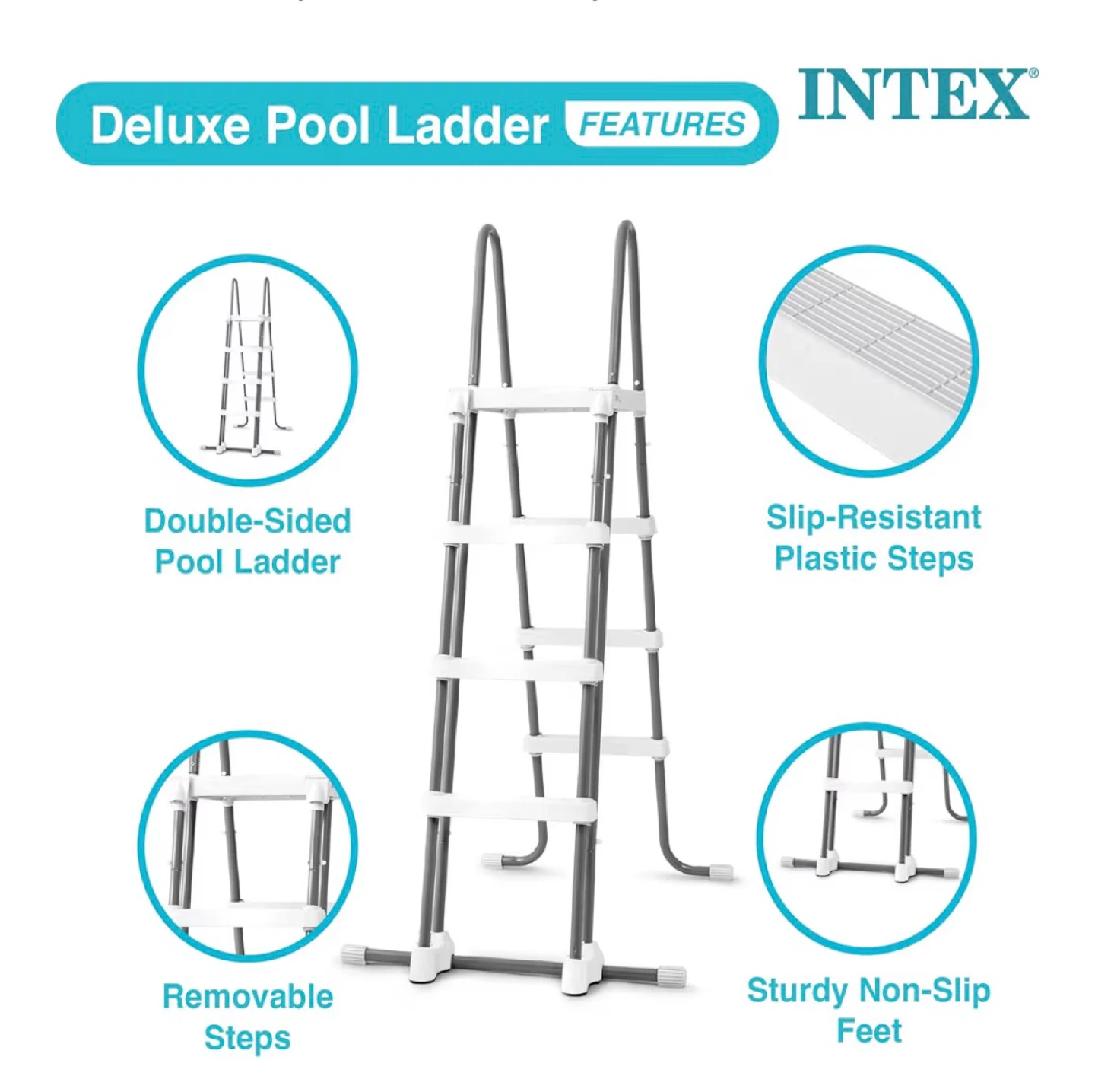 Intex Deluxe Pool Ladder - photo 5