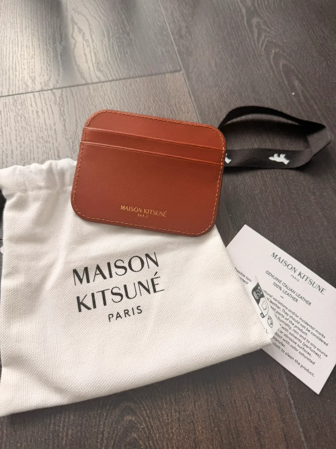 Maison Kitsuné Cardholder - Brown - photo 2